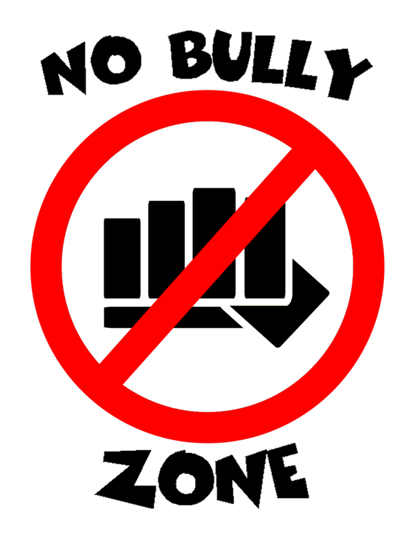 No bully sign 